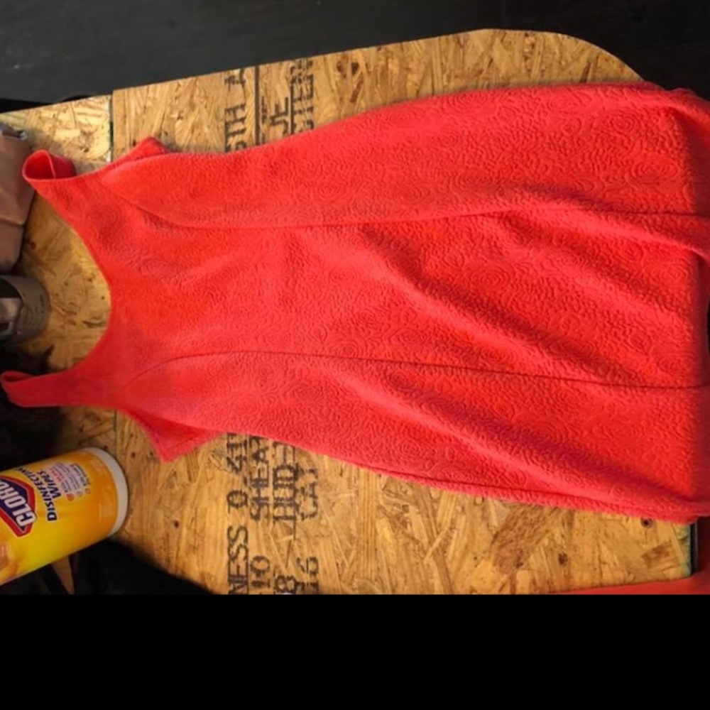 Coral dress